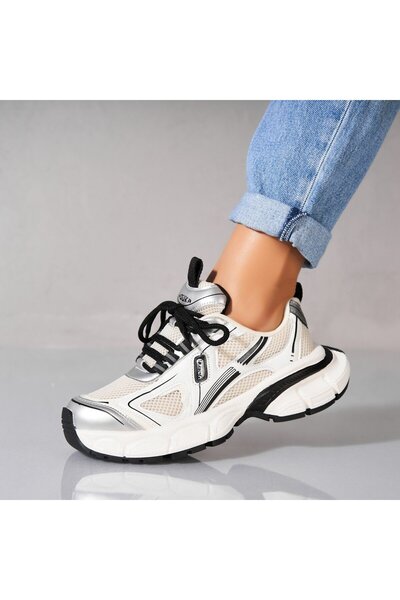 Joana Adidas σου δίνω λευκό Nicko οικολογικό δέρμα