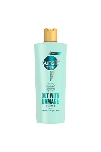 Sunsilk شامبو الكولاجين للتخلص من التلف، ٣٥٠ مل | يُصلح ويُغذي الشعر التالف