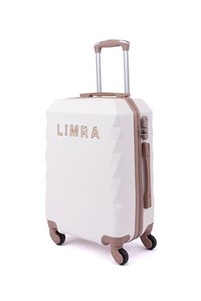 LİMRA Limra 20" Hardside Cabin Suitcase, Beige/Gold