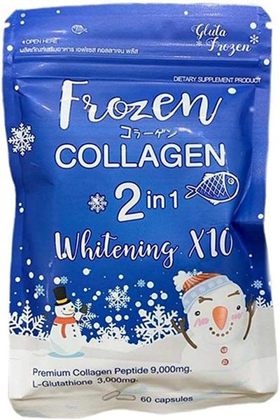 Frozen GLUTA FROZEN Frozen Collagen 2-in-1 Whitening X10 Glutathione