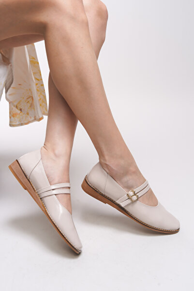 Riccon Sephlynthi Women's Ballerinas 0012202 Skin Patent Leather