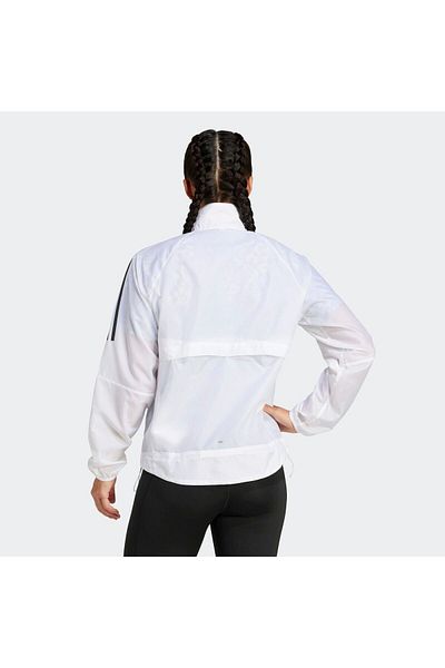 adidas Jachetă albă pentru femei Own The Run (JD7755)