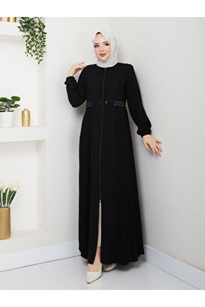 KMKkombin نصف مطوي الخصر مطرز كامل طول المرأة FERACE