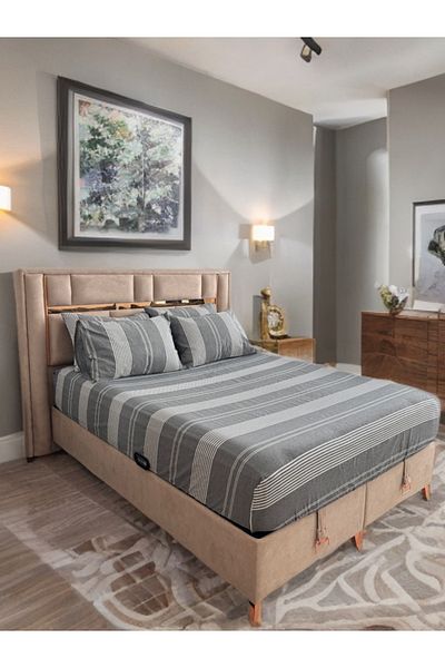 Demya Home Cotton Double Flat Sheet 220X240 cm
