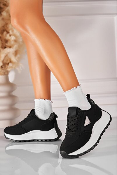 Joana Γυναικεία Adidas Μαύρα Οικολογικά Δερμάτινα Alexsa