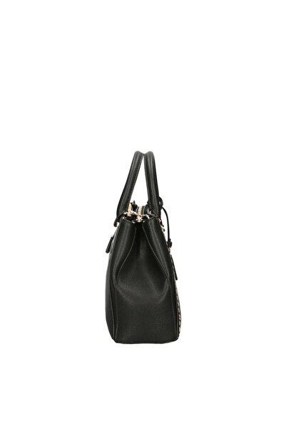 Guess NASTRA SOCIETY SATCHEL női fekete kézitáska HWBG9637060-BLA