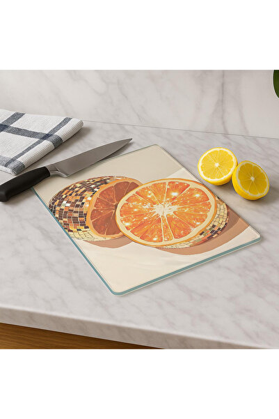 huhuli لوح تقطيع زجاجي 20x30 سم |   الزجاج المقسى |   أدوات المطبخ صحية ودائمة