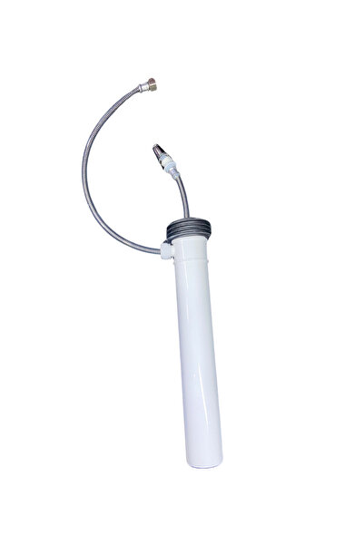 Kare İmalat Spiralli Asma Klozet Taharet Borusu Uzun