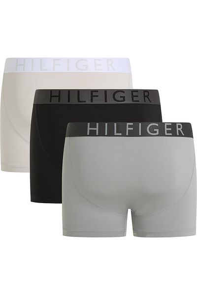 Tommy Hilfiger 3p Trunk Wb pánské modré boxerky - Um0um03467