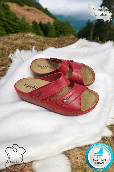 Neon Shoes Depi Women's Orthopedic Soft Sole Daily Slippers Stylish Rhinestoned Guest Young Mother Outdoor & Home Slippers