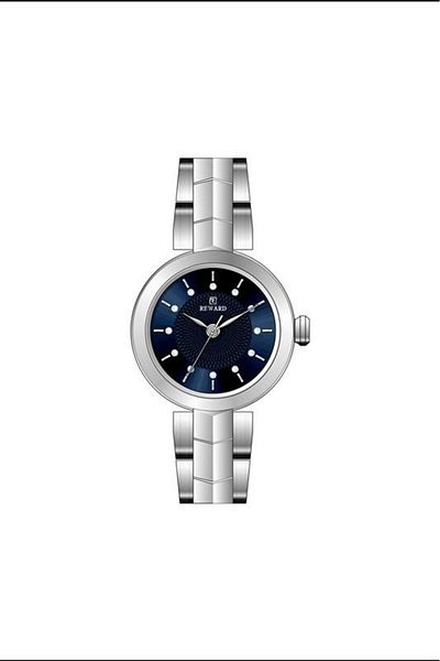 Reward Rwa 146657   Silver Color Stainless Steel Cord Stone Small Women Wrist Watch