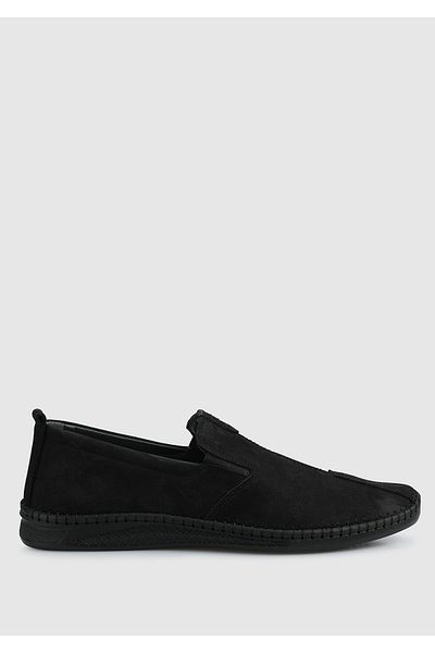 Eclipse Men's Black Leather Shoes