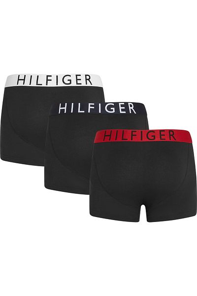 Tommy Hilfiger 3p Trunk Wb férfi kék boxer - Um0um03465