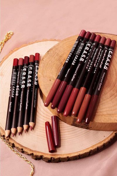 IMAN OF NOBLE Set of 12 colored lip liner pencils