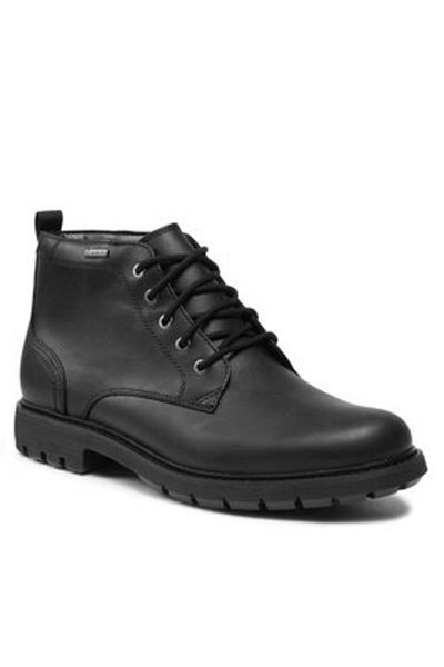 CLARKS Men's Ankle boots black CLARKS-BATCOMBEMIXGTX BLACK LEATHER 261734277