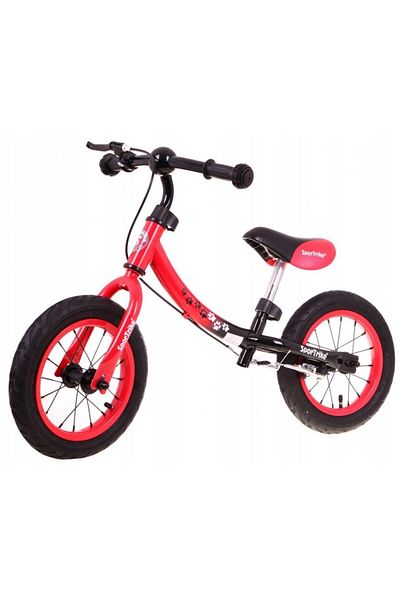 Dolu Balance bike with reversible frame Boomerang WB-06, red
