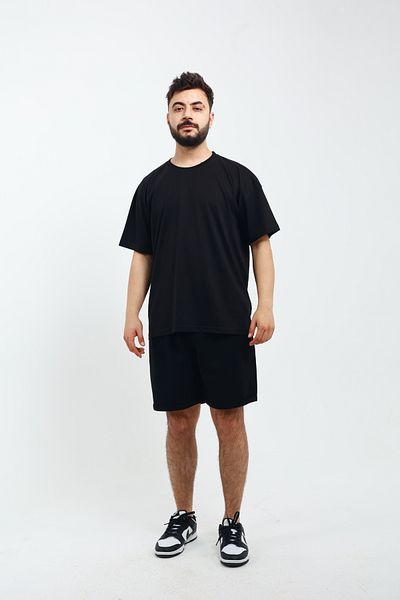 OXVİN Set de tricou supradimensionat și pantaloni scurți pentru bărbați din 2 piese (MOLD)