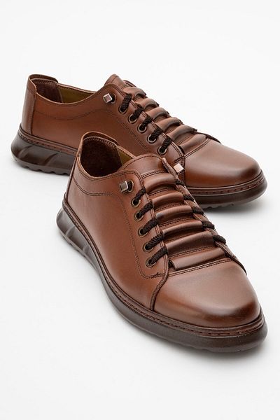 maximoda Genuine Leather, Laceless, Elastic, Easy to Wear, Lightweight, Inner Outer Leather Men's Shoes