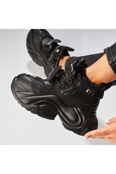 Joana Sneakersi dama Piele Ecologica Negri Stacia