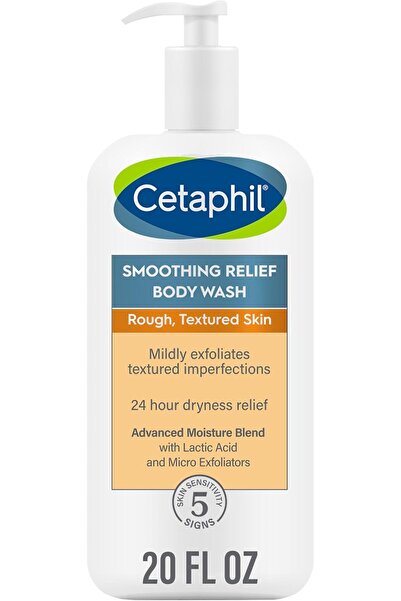 NONAMEE Ceta-- phil Smoothing Relief Body Wash – Gentle Exfoliating, 20 oz