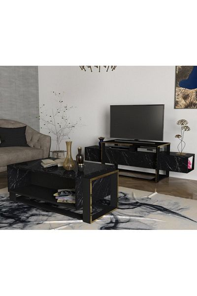 SAHABA Bianaco Tv & Co TV Table and Coffee Table Set Model