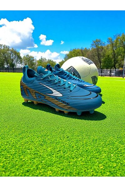 iskarpino Pantofi de fotbal cu crampoane de fotbal cu șosete albastre