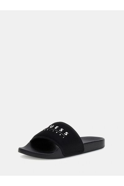 Guess Logo Written Slippers
