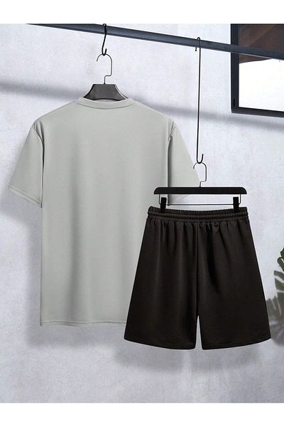macklin Design Printed Oversize Tshirt and Shorts 2-Piece Bottom Top Set