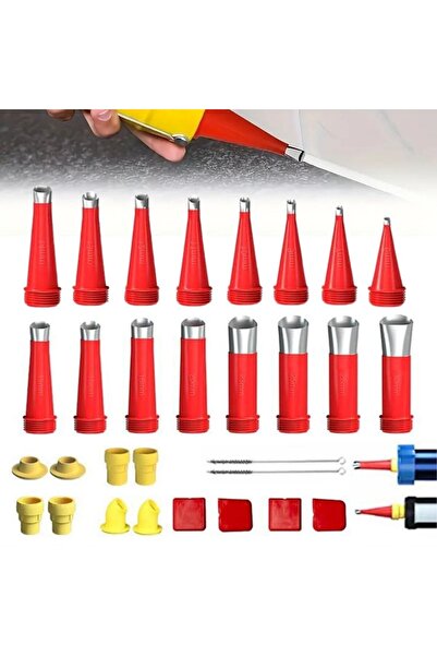 Pazarcan Buffer®30 Parça Silikon Kalafat Mastik Alet Seti Mastik Ucu