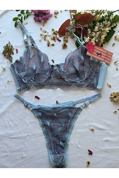 Dantelli Sütyen Bralet Takım(Sütyen&Tanga) Kadın İç Giyim
