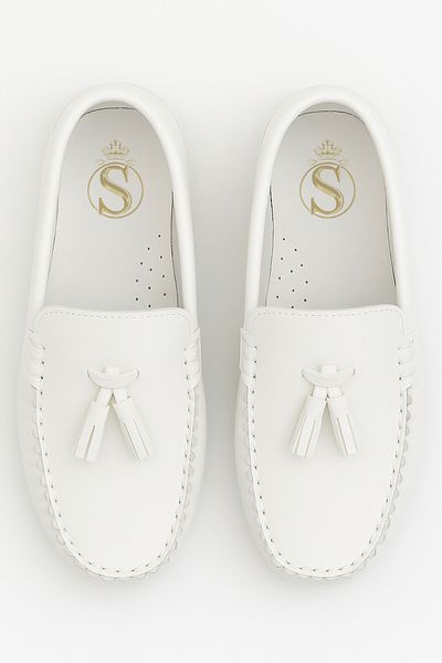 SIRRI Boys' Suede Loafer Shoes