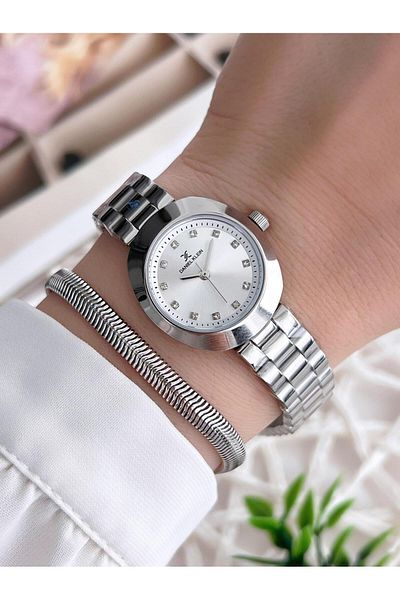 Daniel Klein Steel Cord 3 Atm Water Resistant Special Design Women Wristwatch+Bracelet Vs.Blkt.0218