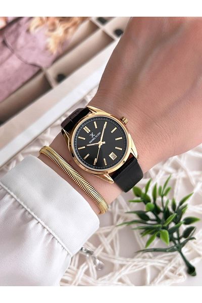 Daniel Klein Steel Cord 3 Atm Water Resistant Special Design Women Wristwatch+Bracelet Vs.Blkt.0227