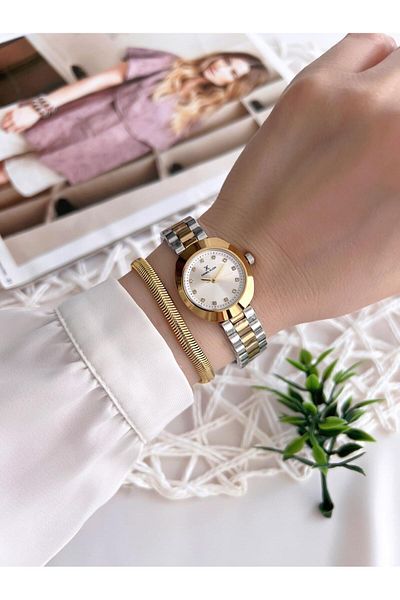 Daniel Klein Steel Cord 3 Atm Water Resistant Special Design Women Wristwatch+Bracelet Vs.Blkt.0214
