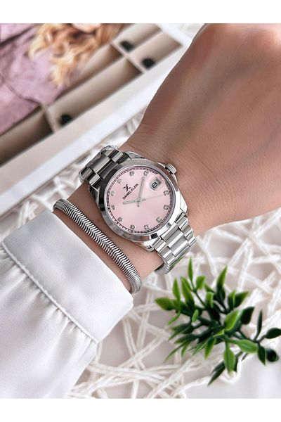 Daniel Klein Steel Cord 3 Atm Water Resistant Special Design Women Wristwatch+Bracelet Vs.Blkt.0221