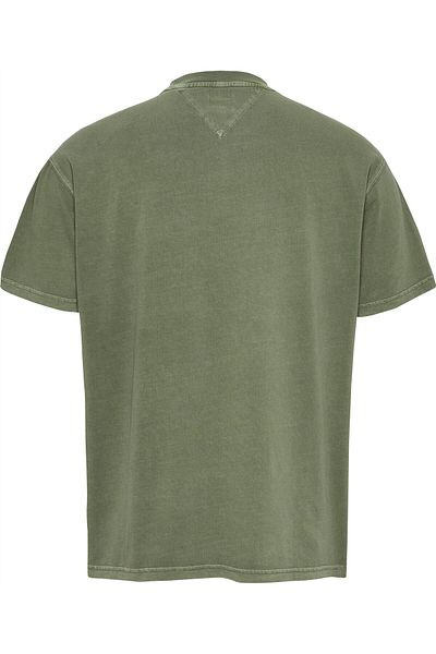 Tommy Hilfiger Men's Green T-Shirt - Dm0Dm20344