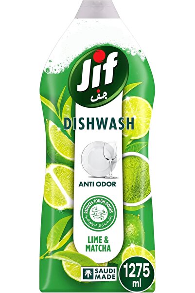 Jif Dishwashing Liquid with Lime & Matcha Tea, 1275ml