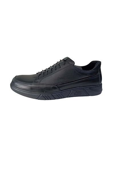 GRAND Men's Ruh Trainers - Genuine Leather Dropland Casual Shoes - Comfortable