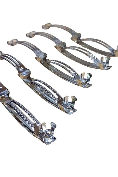 HOBİ Cataramă automată din metal cu model în 3 etape de calitate 1 Ci 8 cm goală (10 buc.)