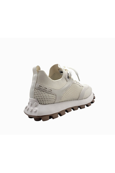 MARCOMEN Hafif Tasarım Bej Renk Erkek Yazlık Fileli Triko Sneaker Spor Aayakabı