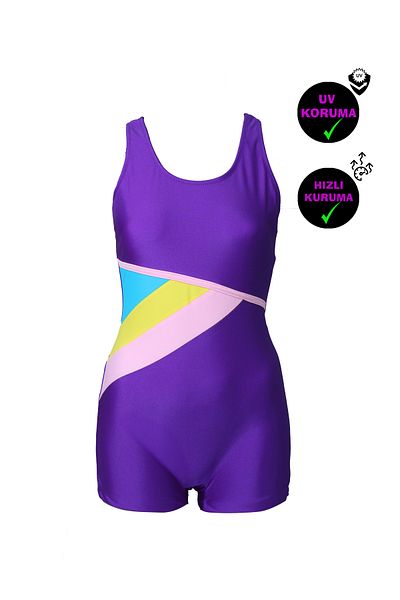 GC GÖKHAN CLUB Girls' Athlete Swimming Swimsuit