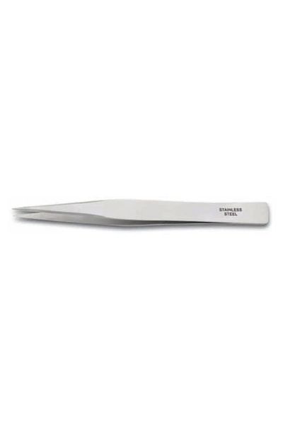 No8 Home M-232 Fine Tip Textile Tweezers - Stainless Steel