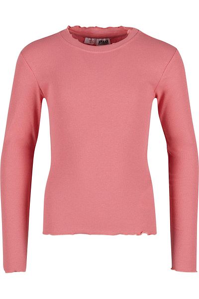 Urban Classics Damen Girls Short Rib Longsleeve
