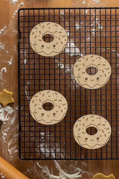 oalpo Donut Cookie Mold, Dough Shaper, Biscuit Mold, Easy Cutting Tip