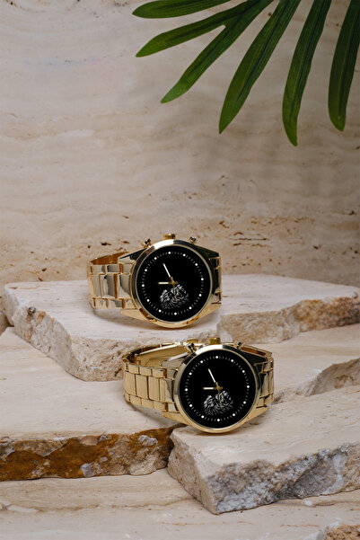 STONY Lion Figured Couple Couple Couple Watch, Men and Women Wrist Watch, Dear Special, Name and Date Can Be Written