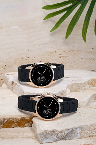 STONY Lion Figured Couple Couple Couple Watch, Men and Women Wrist Watch, Dear Special, Name and Date Can Be Written