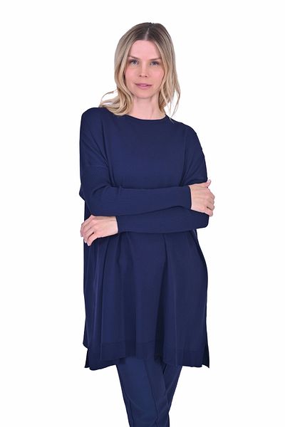 Invee Invee 6976 Knitwear Tunic - Navy Blue