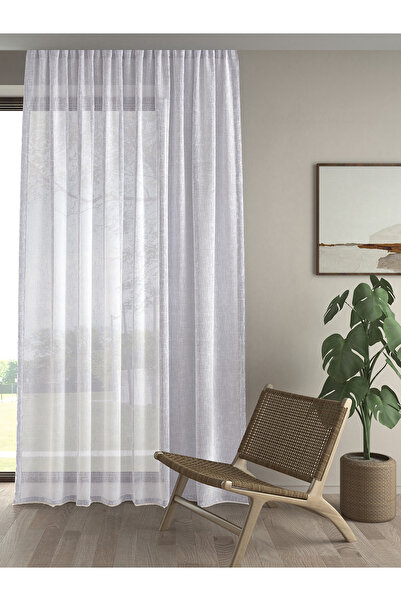 Demor Home Linen Look White Color Suitable for Any Room High Quality Does Not Ask to Iron Best Selling Tulle