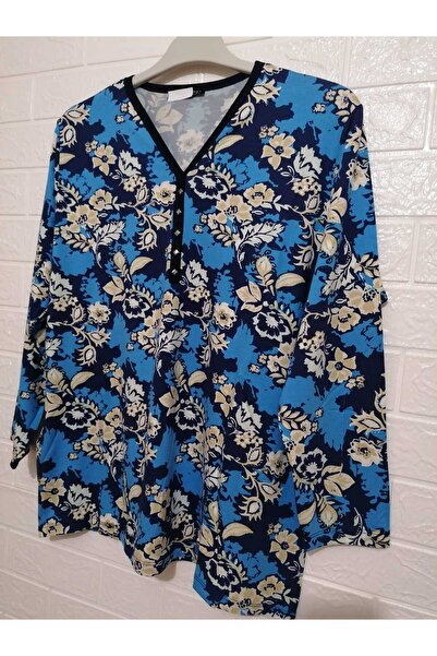 anne moda ankara Βισκόζη μακρυμάνικο καλοκαιρινό μπλουζάκι