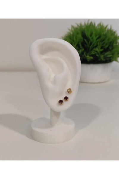 Filkorium3D Cercei pentru urechi Manichin Bijuterii Manichin Machiaj & Bijuterii Organizator Cercei Stand Bijuterii Organizator Cercei 8,5 CM